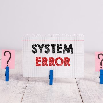 restoro system optimizers features system error written on piece of paper question marks